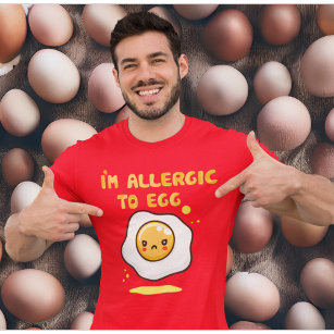 卵アレルギー認識度 Tシャツ