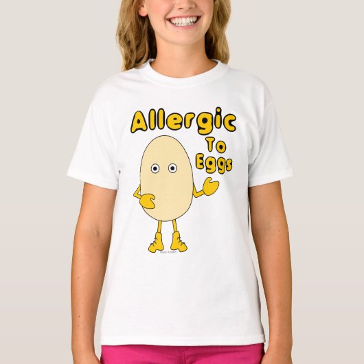 卵アレルギー Tシャツ (正面)