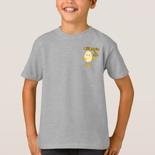 卵アレルギー Tシャツ (正面)