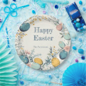 卵エレガントフローライースター ペーパープレート (パーティー)