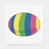 卵カラフル スタンダードランチョンナプキン (正面)