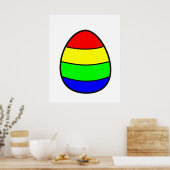 卵カラフル ポスター (キッチン)