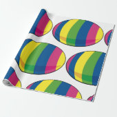 卵カラフル ラッピングペーパー (アンロールド)