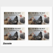 卵カートンのラベル 長方形シール (シート)