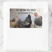 卵カートンのラベル 長方形シール (バッグ)