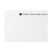 卵カートンシール日付卵は包装された不正開封防止 ラップアラウンドラベル (裏面)