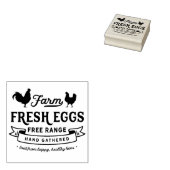 卵カートンスタンプ – ファーム生卵 ラバースタンプ (押印)