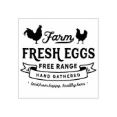 卵カートンスタンプ – ファーム生卵 ラバースタンプ (インプリント)