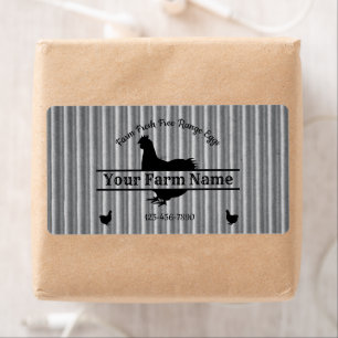 卵カートンラベルチキンファームハウスコルゲート ラベル