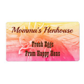 卵カートンラベル ラベル (正面)