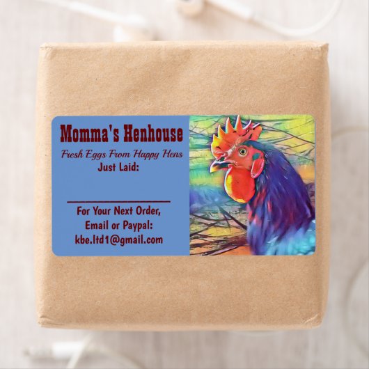 卵カートンラベル ラベル (インサイチュ)