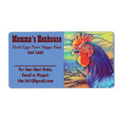 卵カートンラベル ラベル (正面)