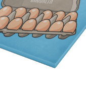 卵カートン漫画イラストレーション カッティングボード (角)