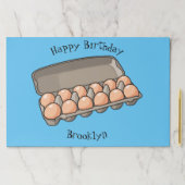 卵カートン漫画イラストレーション ペーパーパッド (インサイチュ)