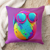 卵クールカラフル クッション (ブランケット)