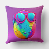 卵クールカラフル クッション (裏面)