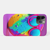 卵クールカラフル Case-Mate iPhoneケース (裏面(横))