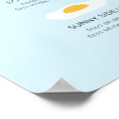 卵シンプルの目安 ポスター (角)