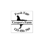 卵スタンプあなたの農家独身のの鶏肉電話番号 ラバースタンプ (インプリント)