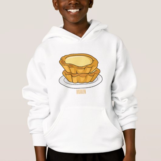 卵タルト漫画イラストレーション (正面)