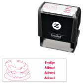 卵タルト漫画イラストレーション セルフインキングスタンプ (インサイチュ)