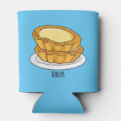 卵タルト漫画イラストレーション 缶クーラー (裏面)