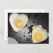 卵ハート ポストカード (正面/裏面)