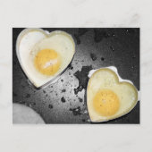 卵ハート ポストカード (正面)