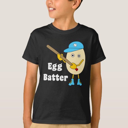 卵バッターエッグヘッドTシャツ Tシャツ (正面)