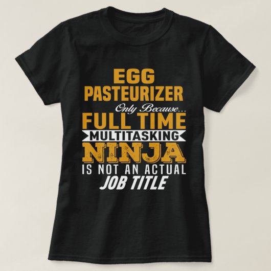 卵パスタライザー Tシャツ (デザイン正面)
