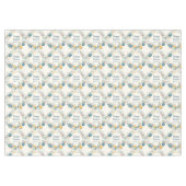 卵パーソナライズされたエレガントフローラ復活祭 テーブルクロス (正面(横))