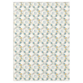 卵パーソナライズされたエレガントフローラ復活祭 テーブルクロス (正面)