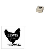 卵パーソナライズされたエレガント印 ラバースタンプ (押印)