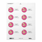 卵ベーコンラベル ラベル (フルシート)