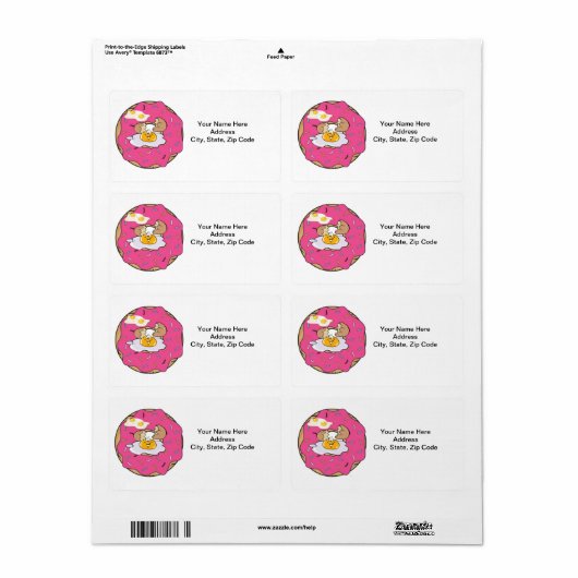 卵ベーコンラベル ラベル (フルシート)