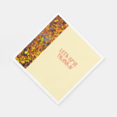 卵ホワイトディナー感謝していハッ与えズ スタンダードランチョンナプキン (角)