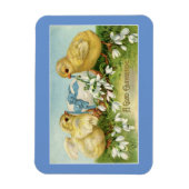 卵マグネット付きイースターチックス マグネット (縦)