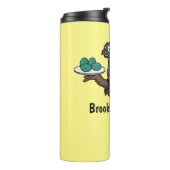 卵マンガイラストレーション付きEMU タンブラー (回転左)