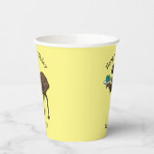 卵マンガイラストレーション付きEMU 紙コップ (左)