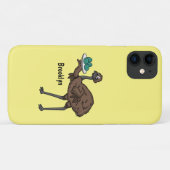 卵マンガイラストレーション付きEMU Case-Mate iPhoneケース (裏面(横))