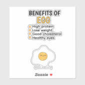 卵モダンおもしろい愛者の卵の引用文効果 シール (シート)