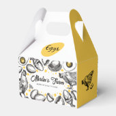 卵モダンイラストレーションカートン包装箱バッグ フェイバーボックス (裏面サイド)