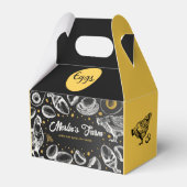 卵モダンイラストレーションカートン包装箱バッグ フェイバーボックス (正面サイド)