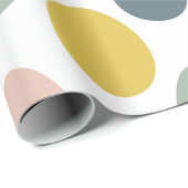 卵モダンカラフル型 |イースターラッピングパ ラッピングペーパー (ロールコーナー)