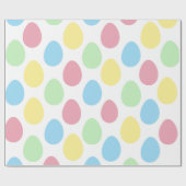卵モダンカラフル型 |イースターラッピング ラッピングペーパー (フラット)