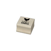 卵モダンパーソナライズされた好きの雌鳥 ラバースタンプ (スタンプ)