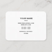 卵モダン円水色 名刺 (裏面)