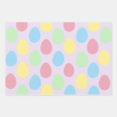 卵モダン型カラフルイースターラッピング紙 ラッピングペーパーシート (正面2)