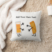 卵ロール及びアヒルソース(カスタマイズ可能な) クッション (ブランケット)