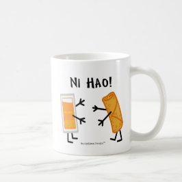 卵ロール及びアヒルソース- NI Hao! コーヒーマグカップ